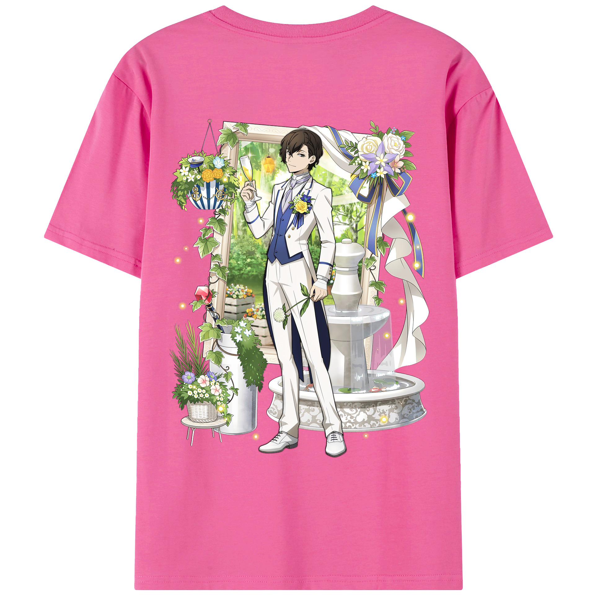 （画像用） 文豪ストレイドッグス Bungo Stray Dogs レディース半袖Tシャツ(バックプリント)